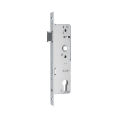 Zámek vložkový, hloubka 50 mm, rozteč 90 mm, poniklovaná přední lišta