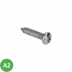Nerezový vrut samořezný (4,2x19mm) půlkulatá hlava, DIN7981TX/A2 /AISI304