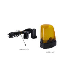 LED lampa KLED, 230V + TOPA433N s 5m kabelem