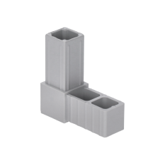 Plastová spojka - rohový kus vhodný do profilu veľkosti 20x20x1.5 mm