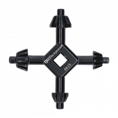Krížový kľúč na vŕtacie sklučovadlo, univerzálny, Ø4mm, Ø5,5mm, Ø6mm a Ø7mm