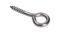 Nerezový šroub s okem, závit do dřeva, AISI304, 6x50