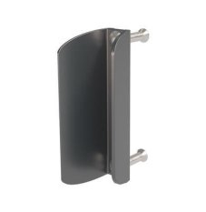 LOCINOX® 3006PC Hliníkové madlo pro křídlové brány, barva RAL9005 , materiál: hliník, 163x75x30 mm