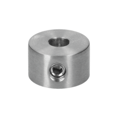 Úchyt 6.5mm, pro nerezové lanko 4-6mm, broušená nerez K320 /AISI304