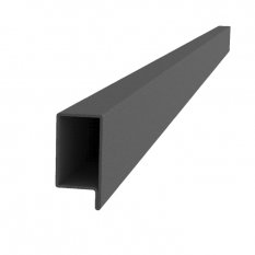 Uzavretý profil L 40x34x25x2mm, čierny S235, L=3000mm, cena za 1ks(3m), čierny bez povrchovej úpravy, predaj len v 3 a 6m dĺžkach