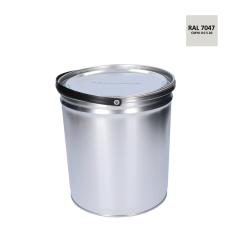 Barva antikorozní polomatná na zinek 5 kg bledě-šedá 3