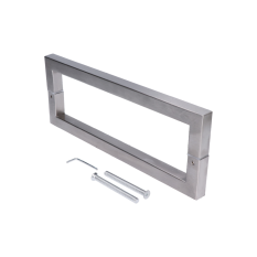 Nerezové madlo (300x60x0,8 mm / 20x20 mm), broušená nerez K320 / AISI304