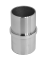Spojka napájecí, přímá na trubku ø 42.4mm, leštěná nerez / AISI304