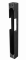 Dorazová kazeta pravá / levá pro elektrický zámek EZ332 (260x30x30 mm), nezinkovaná, vhodná k přivaření