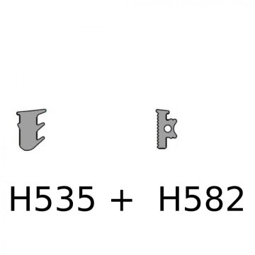 H582A-B - Těsnění pro profil