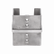 Prechod - priamy (60x40x1.5mm) na madlo EB1-JHM60x40, lepený spoj, brúsená nerez K320 /AISI304