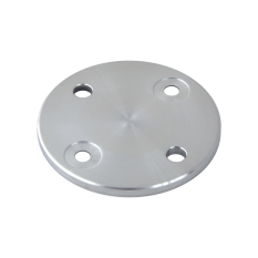 Deska na boční kotvení sloupu (ø 100x6mm) broušená nerez K320 / AISI304