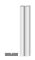 DO VYPREDANIA ZÁSOB: tyč plochá plná 16x8mm, čierna S235, zdobená drážkou na dvoch protilahlých stranách L=1000mm, cena za 1ks(1m) - Délka: 1m