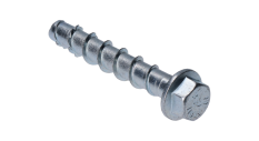 Kotva 10x70 samořezná pro kotvení do betonu se 6hr. hlavou a nákružkem, výrobce Fischer FBS II 10x70 15/5/- US
