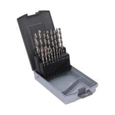 Sada HSSCo5 vrtákov do kovu, 1-10mm(19ks), univerzálne použitie, PROFI