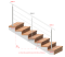 nerezový sloup, vrchní kotvení, 4 děrový, koncový, vrch nastavitelný (ø