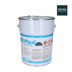 W + S barva antikorozní polomatná na zinek, hliník / 11kg / kg barva antracit, Kompatibilní barva se sprejem RAL7016.SP