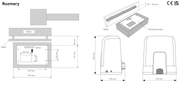 LiftMaster sada pro posuvnou bránu do 600kg