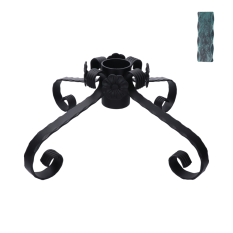 Stojan na vánoční stromeček, zelená patina, 550x550x190mm