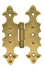 Závěs ozdobný - zlatý, 80x50mm