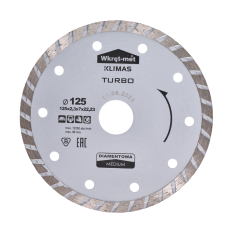 Turbo diamantový kotouč 125 x 2,3 x 22 mm