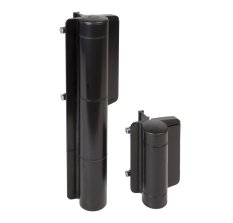 Záves s hydraulickým samozatváračom, 180°, do 200 kg, RAL9005