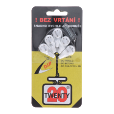 Háčik twenty universal, polyamid, patentovaný vzor 23631, 5ks v balení