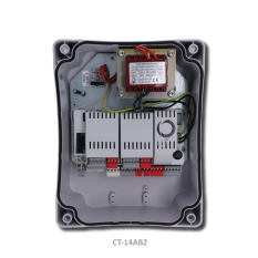 14AB2 řídicí jednotka s boxem 24 V, vhodná pro pohony RAY, REVO, SUN. Nutná programovací jednotka 9 DYL