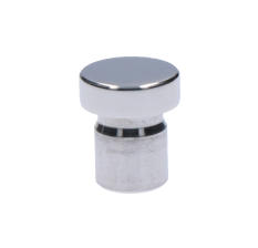 Ukončení - zátka na trubku ø 12x1.5mm, plný materiál, leštěná nerez /AISI304