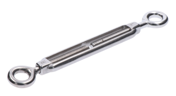 Napínák s oky se závitem M8 a LH8, nerez AISI304