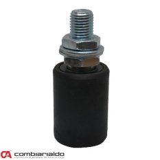 Vodicí kladka ø40, H-60mm, závit M16 pro horní vedení posuvné brány, materiál: měkčený nylon černý