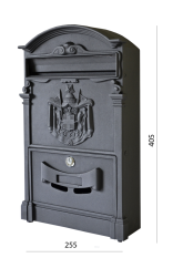 Poštovní schránka H 405 x L 255 x W 90 mm