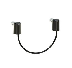 Nerezové bezpečnostní lano pro křídlové brány, do 500 kg, L - 220 mm