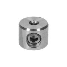 Úchyt pro nerezové lanko ø 2-4mm, broušená nerez K320 /AISI304