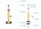 Dřevěný sloup, vrchní kotvení, 4 řadový, průchozí, vrch pevný (ø 42mm), materiál: buk, broušený povrch s nátěrem BORI (bezbarvý)