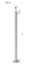 Nerezový sloup, vrchní kotvení, pro síť
