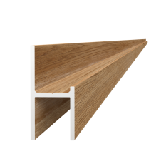 UT profil 20.5x44mm, L-6000mm, práškový lak, struktura BUK