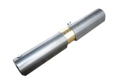 Samozavírací pant dvoudílný 165 mm, navařitelný, nastavitelná síla zavírání pomocí pružiny