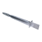 Zemní šroub / zemní vrut - pätka T, 90x90x1000mm, žárový pozink