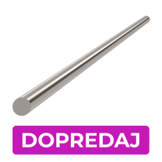 DOPRODEJ tyč ø 6 x 1000 mm, kartáčovaná nerez AISI 304