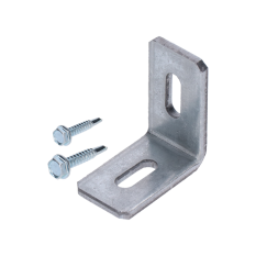 Úhelník pro kované ploty - pozinkovaný, součástí balení 2ks TEX šroubů do kovu