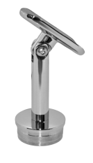 Držák madla, narážecí s kloubem na ø 42,4 mm, AISI 304