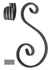 Esko 230 x 120 x 65 mm, hladký profil 12 x 6 mm, široké rozkování