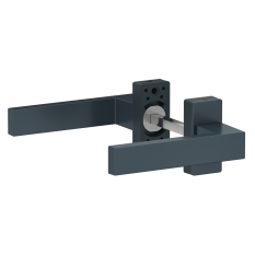 Hliníková sada klika/klika, RAL7016 matná