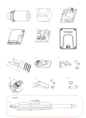 041A0295 kompletní rameno LA250EVK