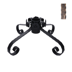 Stojan na vánoční stromeček, zlatá patina, 550x550x190mm