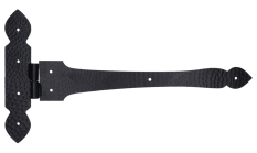 Kovanie ozdobné, H-206 x L-354 x 3mm, ľavé, povrch RAL9005 matná