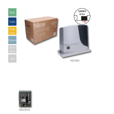 ROBUS1000 pohon pro posuvnou bránu do 1000kg, s řídící jednotkou RBA3R10, bez přijímače, mechanický koncový spínač