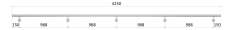 Madlo ø 42.4mm, L-4250mm, broušená nerez AISI304