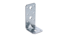 úhelník s prolisem 95x53x45mm, 2,5mm, pozink, díry průměr 5mm-11ks, 11mm-3ks